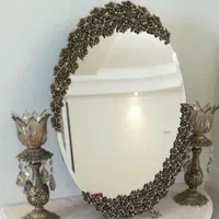 آینه شمعدان برنجی