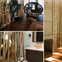 چوب بامبو تزئینی|صنایع دستی و سایر لوازم تزئینی|رشت, پیرکلاچای|دیوار