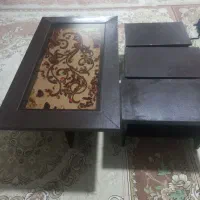 میز جلو مبلی به همراه چهارتا عسلی|مبلمان خانگی و میز عسلی|اصفهان, قهجاورستان|دیوار