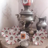 سماور زغالی وظروف قدیمی