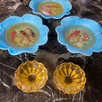۲عددجا شمعی و۳تاحوض کوچک ماهی برای هفت سین