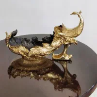 ظرف میوه مجسمه طاووس
