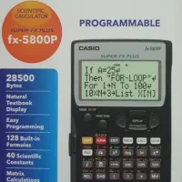 ماشین حساب مهندسی Casio fx5800p نو