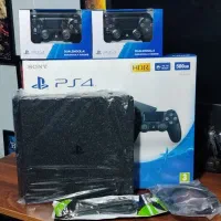 ps4 slim دو دسته و لوازم کامل فول بازی نو