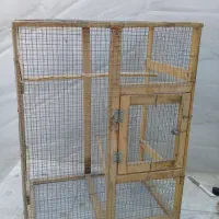 قفس چوبی فلزی