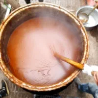 سمنوی آتیشی با دیگ مسی