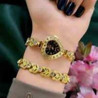 ساعت زنانه  دستبند نگینی