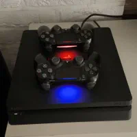 فروش ps4 slim 500GB دو دسته|کنسول، بازی ویدئویی و آنلاین|جم, |دیوار