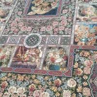 ۳تخته فرش ۹متری جفت هزارشانه تمام نج|فرش|رباطکریم, نصیرشهر|دیوار