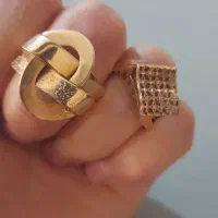 انگشتر طلا در حد بقیمت تابلو