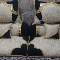 دوتا کناره ۴ تا لوله ای چهارتا کتابی و ۴ تا کوسن|رختخواب، بالش، پتو|زاهدان, |دیوار