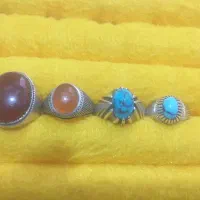 ۵عدد انگشتر نقره|جواهرات|خمینیشهر, |دیوار