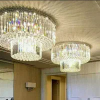 لوستر کریستالی مدل آوینا کد،2555|لوستر و چراغ آویز|قم, نیروگاه|دیوار