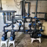 لوله کشی آب در کمالشهر حصارک خرمدشت