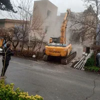 تخریب ساختمان کلنگی وبتونی وخاکبرداری تمام نقاط