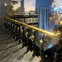 نرده راهپله استیل پلکسی و|مصالح و تجهیزات ساختمان|الشتر, |دیوار