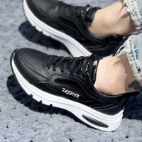 کتونی فشیون مشکی سفید زنانه اسپرت لژدار fashion|کیف، کفش، کمربند|تهران, تاکسیرانی|دیوار