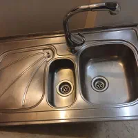 سینک ترکیه ای فرامکو + شیر آب قهرمان|آبچکان و نظمدهنده ظروف|تهران, پونک|دیوار
