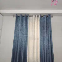 دوتا پرده اتاق خواب|پرده، رانر، رومیزی|تهران, گمرک|دیوار