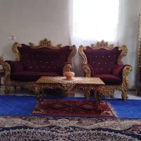 مبل هفت نفره با سه عدد جلو مبلی|مبلمان خانگی و میز عسلی|تهران, شکوفه (عبدل آباد)|دیوار