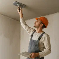 گچ یا گچ کاری در یک واحد صنعتی به متراژ ۲۵۰