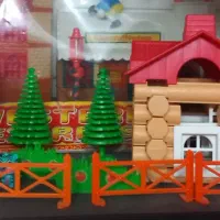 اسباب بازی ساختنی کلبه جنگلی ۹۲ تکه