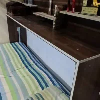 تخت خواب دو طبقه با کمد|تخت و سرویس خواب|یزد, |دیوار