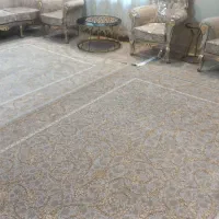 فرش نقره کوب،برجسته در حد نو مناسب جهیزیه
