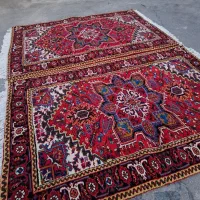 یک جفت فرش ۶متری هریس|فرش|خواجه, |دیوار