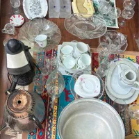 ظرف و قابلمه و لیوان بشقاب پارچ