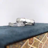 ست حلقه نقره ، حلقه جفتی ، حلقه ازدواج|جواهرات|اصفهان, بوستان کوهستانی صفه|دیوار