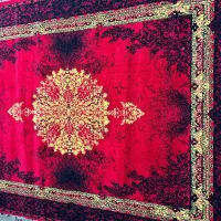 فرش ۹متری ۲ عدد رنگ لاکی جدید|فرش|ملارد, |دیوار