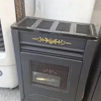 بخاری گازی طرح جدید رنگ نقره ای چکشی و مشکی|بخاری، هیتر، شومینه|قم, کیوانفر|دیوار