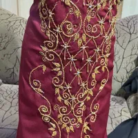 لباس کار شده ملیله و نگین