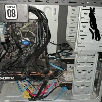 pcرام12وگرافیک8rx580و پاور650و مانیتور 24اینچ دل|رایانه رومیزی|بهارستان, |دیوار