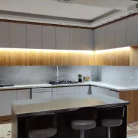 اجرای لاین نوری کابینت