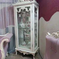 بوفه قدیمی و ویترین|بوفه، ویترین، کنسول|تهران, نیروی دریایی|دیوار