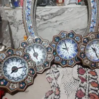 ساعت خاتم کاری کار دست صنایع دستی جادستمالی|صنایع دستی و سایر لوازم تزئینی|تهران, ونک|دیوار