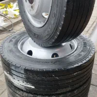 رینگ و لاستیک مینی بوس تیوبلس 90درصد ترینگل|قطعات یدکی و لوازم جانبی|مشهد, حسین‌آباد|دیوار