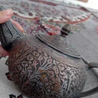 قوری مسی|کلکسیون اشیاء عتیقه|قم, آذر (نکویی)|دیوار