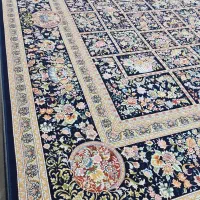 فرش ۹ متری ۱۲۰۰ شانه  طرح خشتی