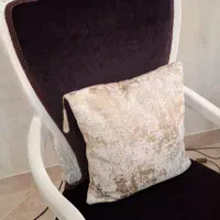 مبل نیم ست بادمجانی|مبلمان خانگی و میز عسلی|قزوین, |دیوار