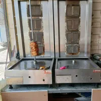 دو عدد دستگاه دنر و فر ساندویج زغالی و گریل