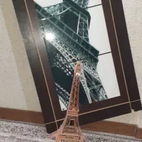 تابلو ایفل.  عروسک خرس|تابلو، نقاشی، عکس|شاهین‌شهر, شهرک پردیس|دیوار