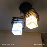 لوستر مکعب|لوستر و چراغ آویز|اهواز, گلستان|دیوار