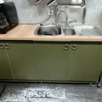 کانتر وکابینت ام دی اف +قفسه چوبی