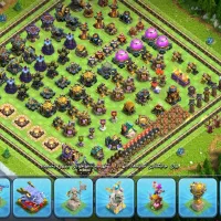 اکانت کلش اف کلنز تان 17max