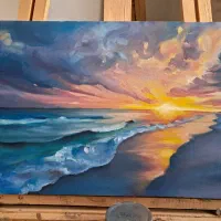 تابلو نقاشی رنگ روغن