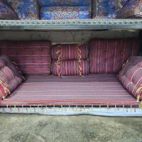 سرویس سنتی پشتی شاهنشین طرح نیلوفر و جاجیم|پشتی|تهران, هرندی|دیوار