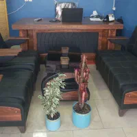 میز اداری با مبل خلبانی